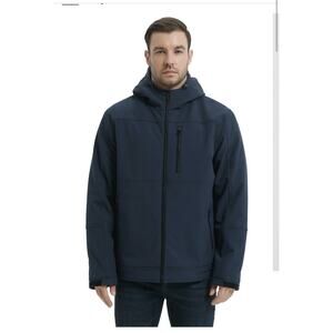 Hawke&Co Men’s Ranger Softshell jacket Navy Size Small
